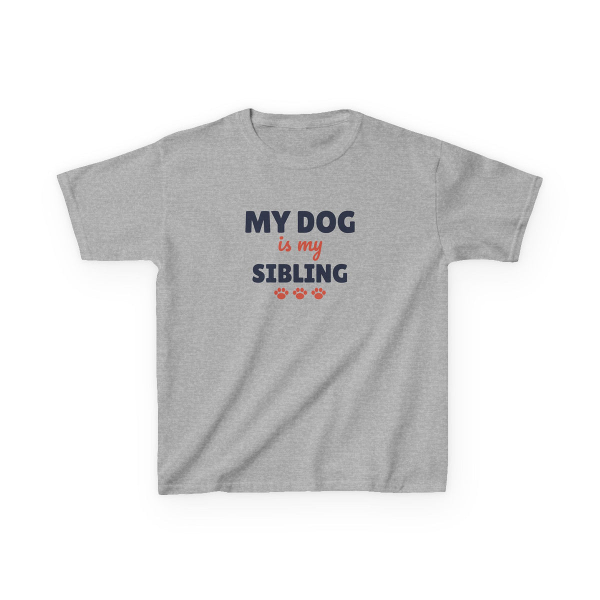 My Dog Is My Sibling Youth T-Shirt, Dog Lover Kids Shirt