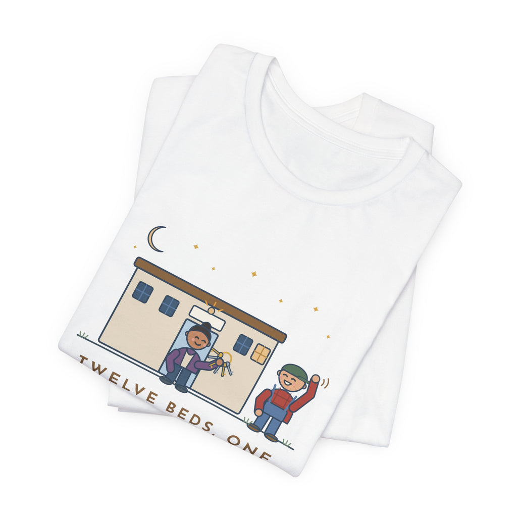 Critical Access Nurse T-Shirt - Twelve Beds, One Night Nurse. I Also Unlock the Front Door.
