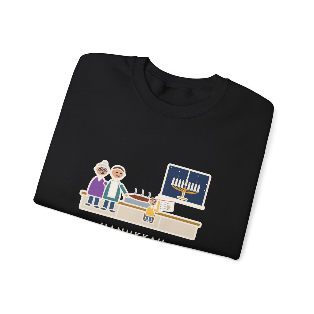 Hanukkah Brisket Sweatshirt, Grandma's Recipe, Three Generations, the Same Index Card, Funny Recipe Card Crewneck