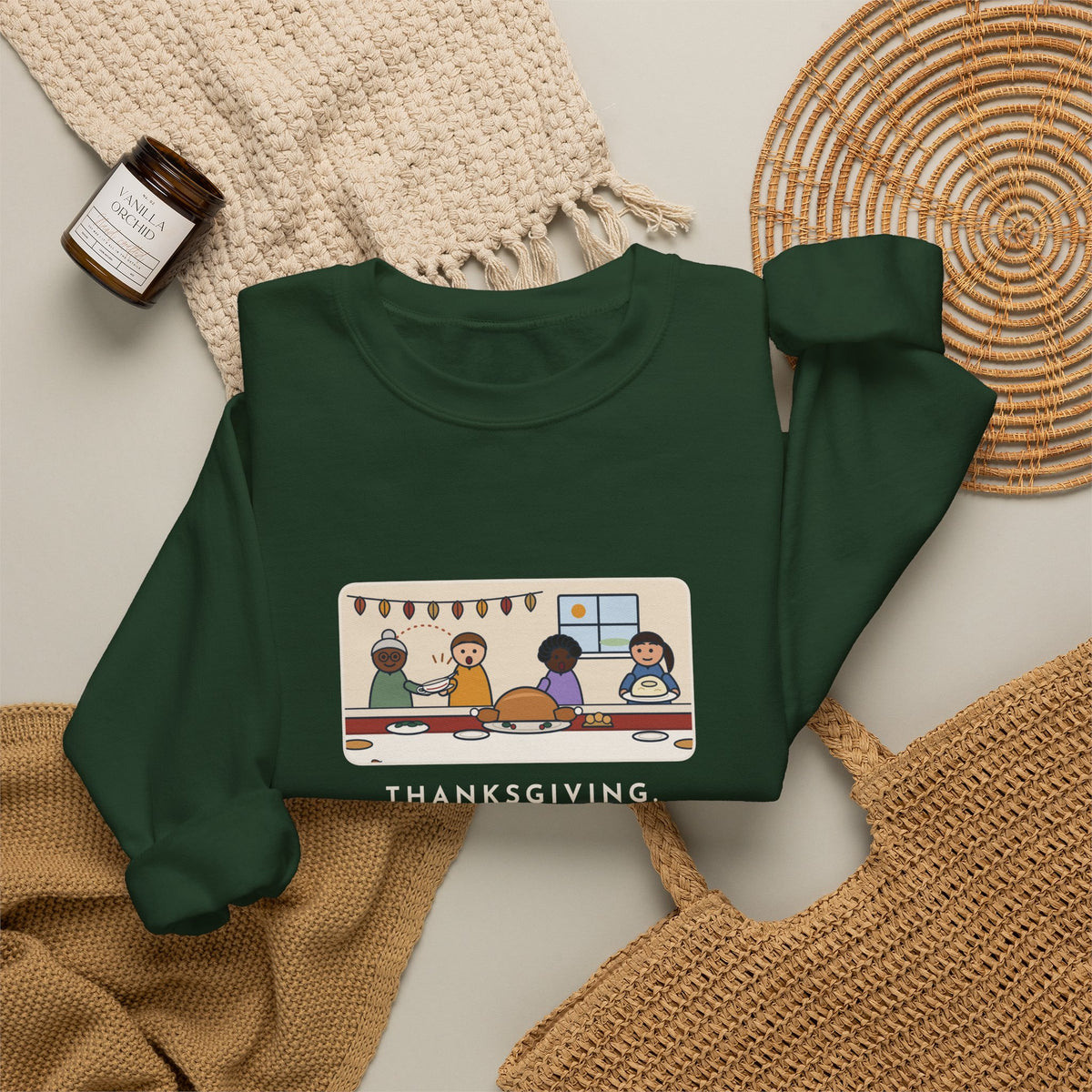 Thanksgiving Sweatshirt, Made Two Quarts of Gravy, Ran Out Before the Potatoes Came Around, Funny Empty Gravy Boat Crewneck