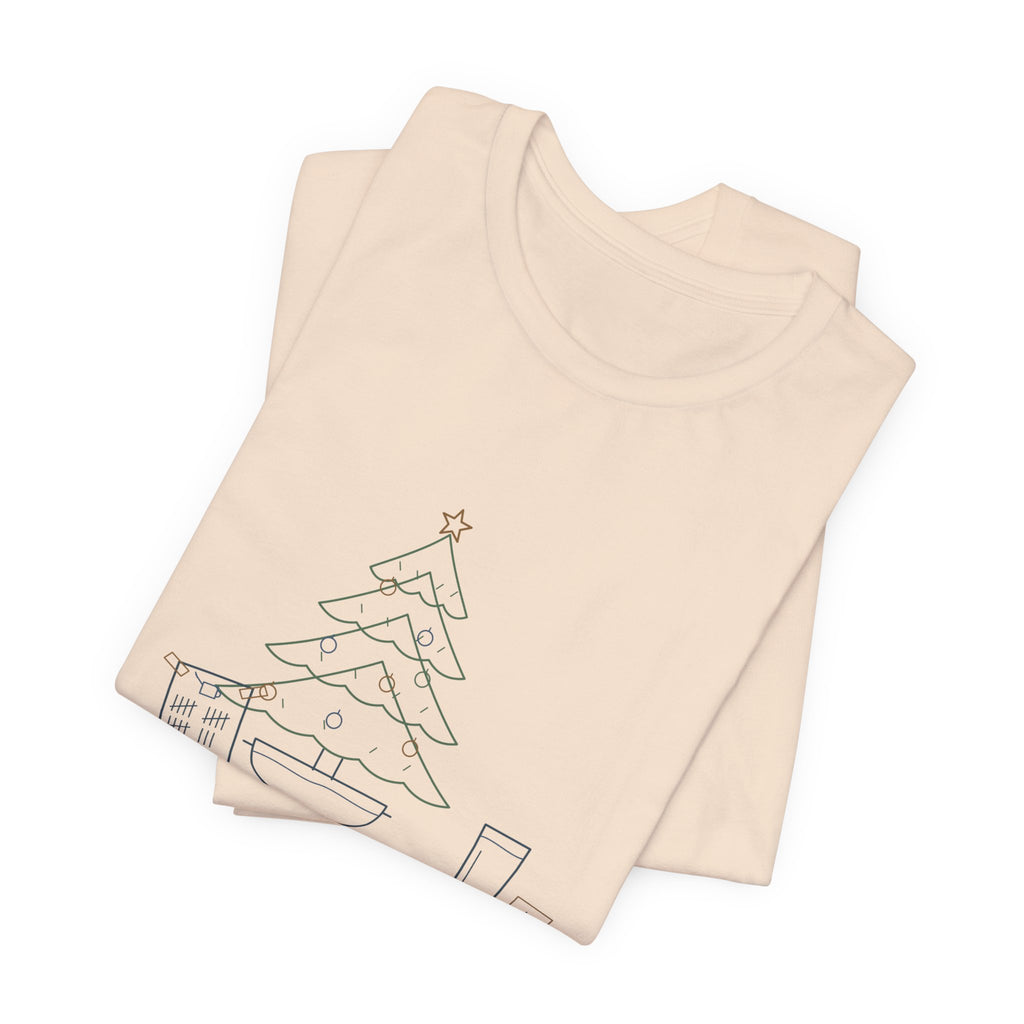 Christmas Tree T-Shirt - The Tree Drank More Water Than I Did Funny Holiday Tee