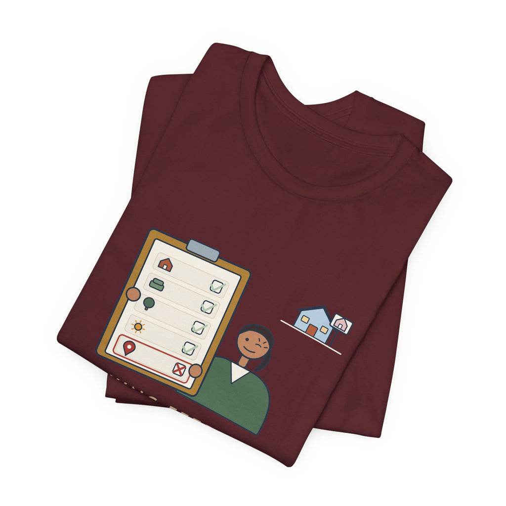 Residential Real Estate Agent T-Shirt - Showing Feedback: Great House, Wrong Neighborhood