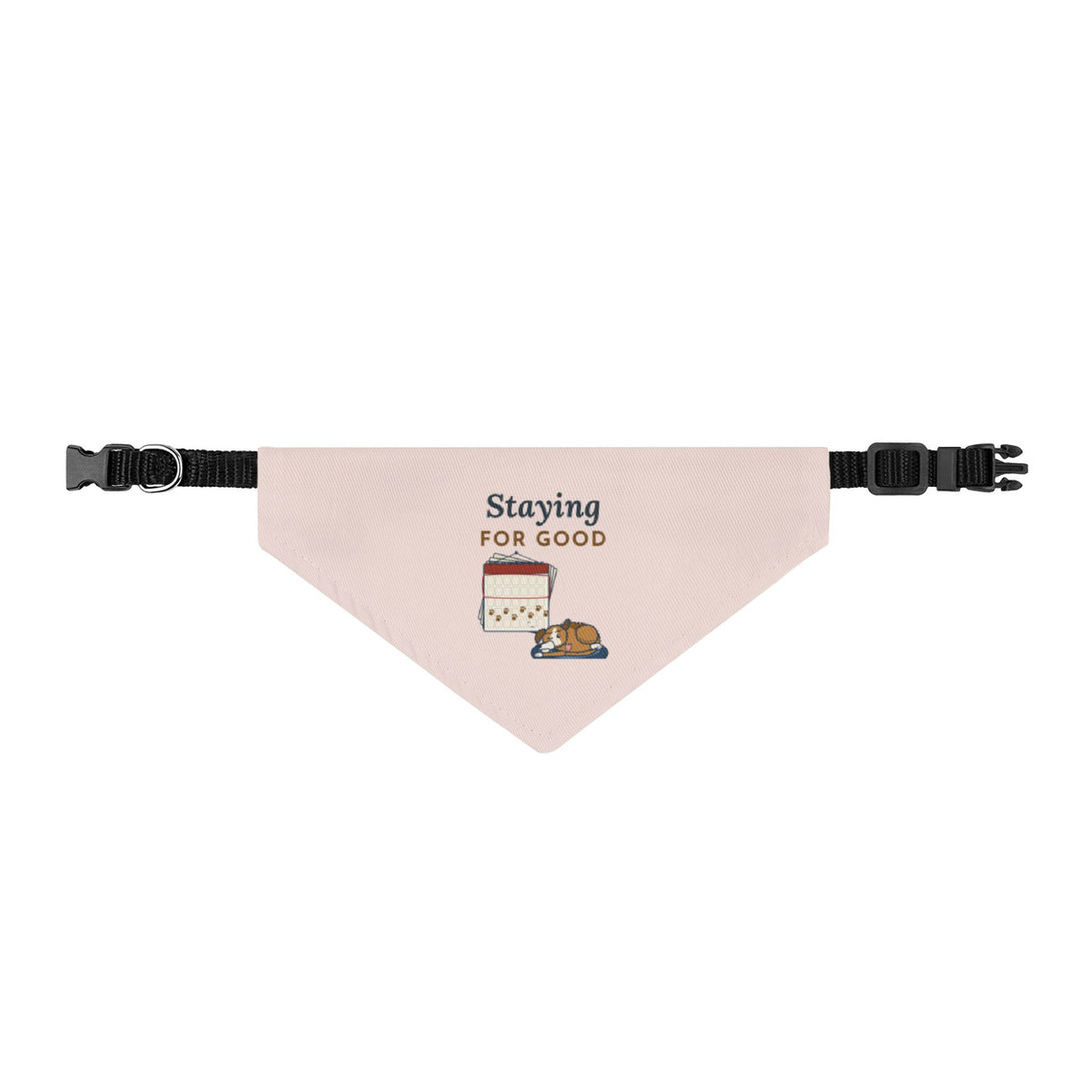 Rescue Dog Bandana - Staying for Good Clip-On Pet Bandana