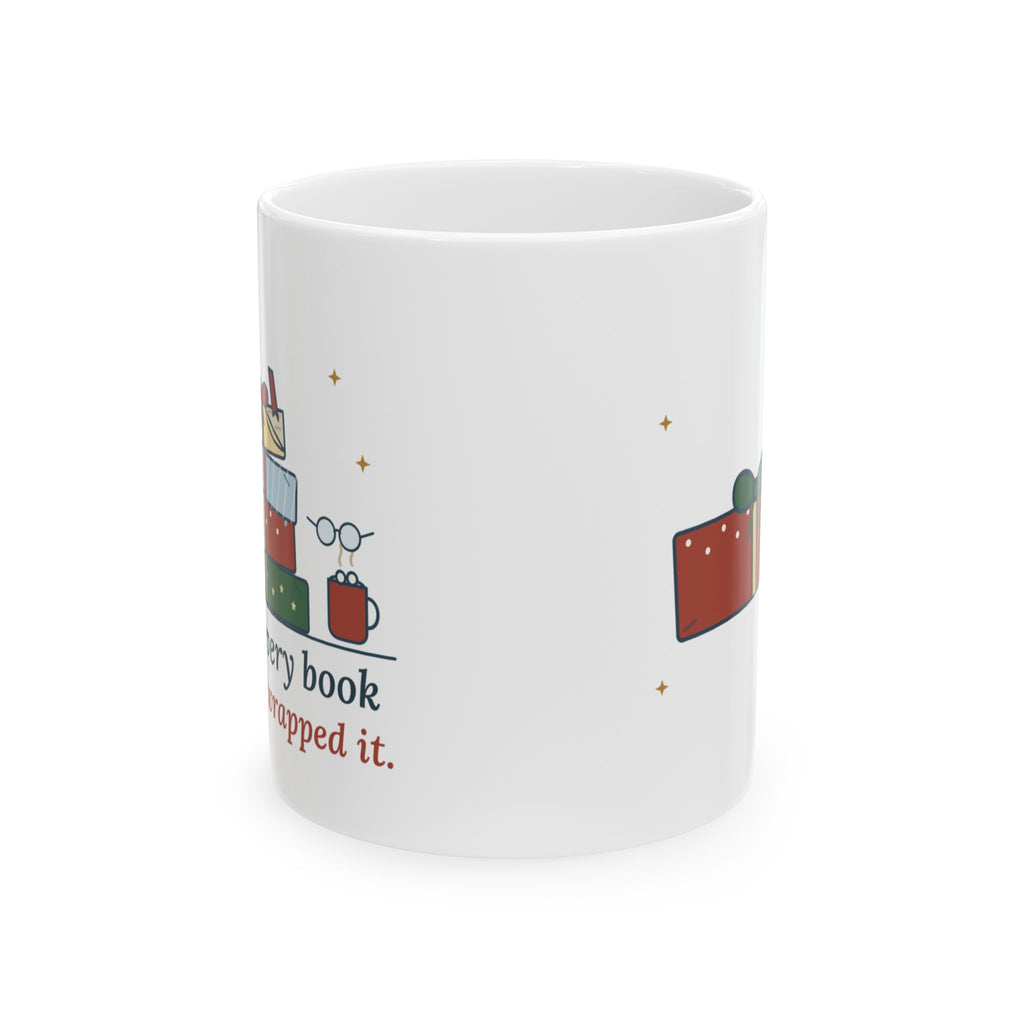 Book Lover Christmas Mug - Read Every Book Before I Wrapped It Reader Gift