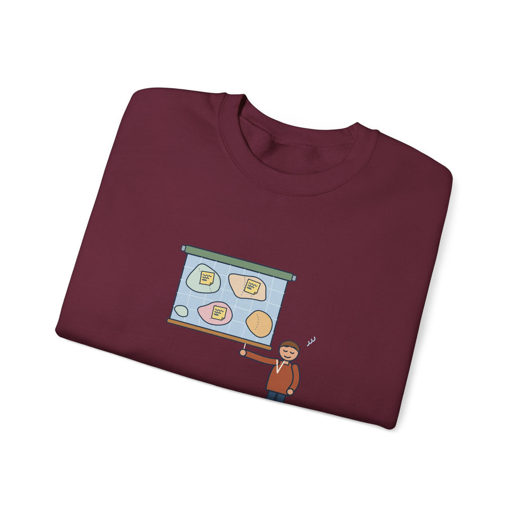 Geography Teacher Crewneck Sweatshirt - Three Countries Renamed Since Printing Classroom Map