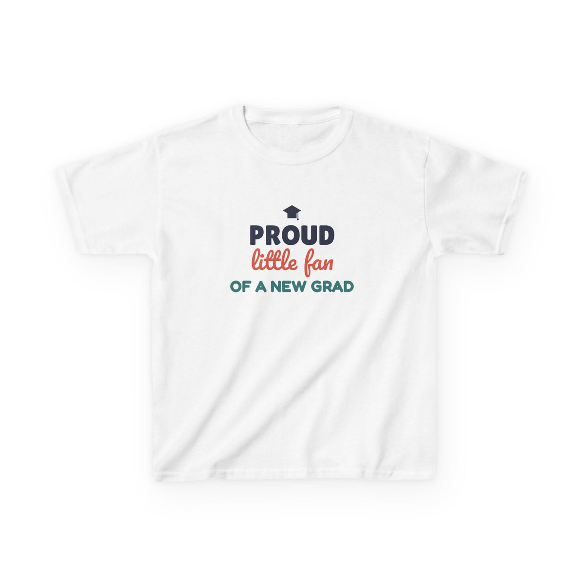 Proud Little Fan of a New Grad Youth T-Shirt, Graduation Kids Shirt