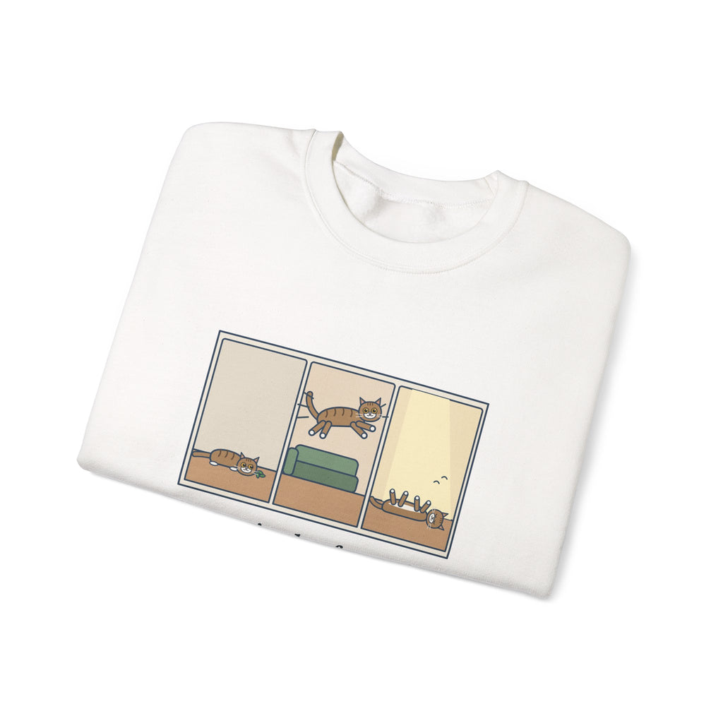 Catnip Sweatshirt, One Pinch, Three Minutes of Chaos, a Four-Hour Nap, Funny Three Panels Crewneck