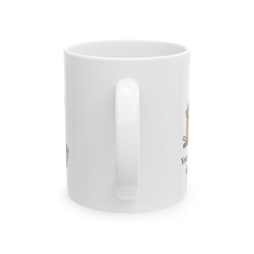Tax Preparer Coffee Mug - Your Shoebox of Receipts Is My March. Accountant Mug