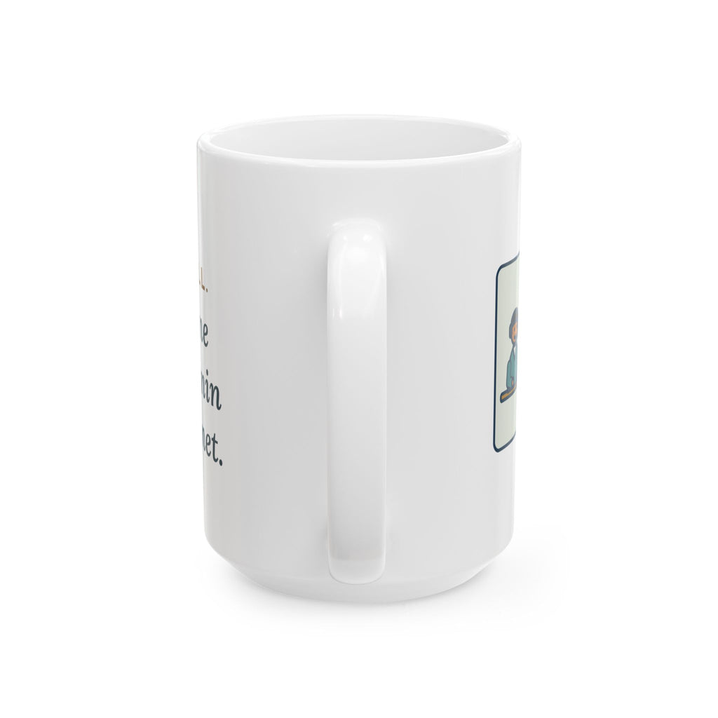 Large 15oz Pre-Admission Testing Nurse Mug - Grandpa Read Every Vitamin Nurse Gift