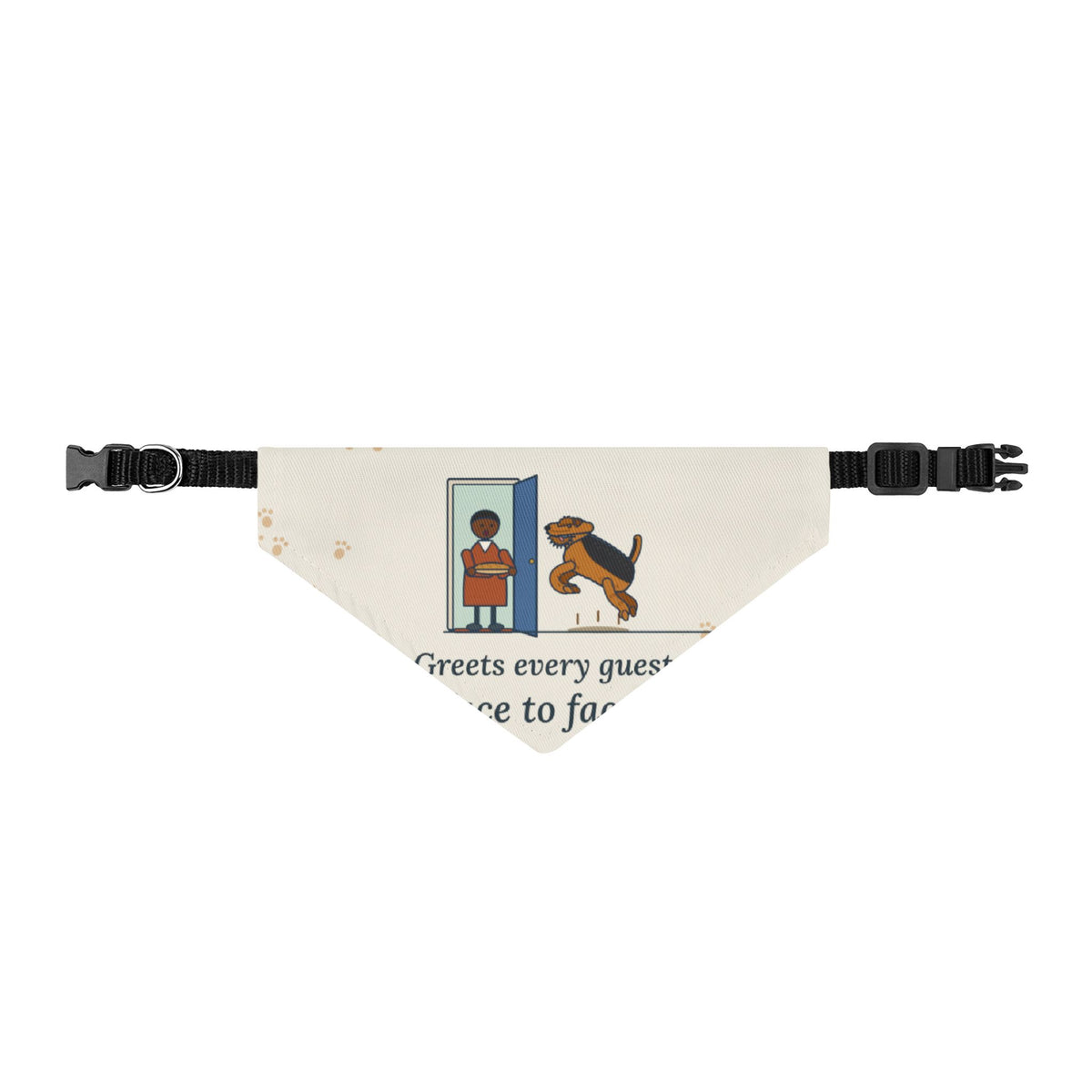 Airedale Terrier Dog Bandana - Front Door Greeter Clip-On Pet Bandana