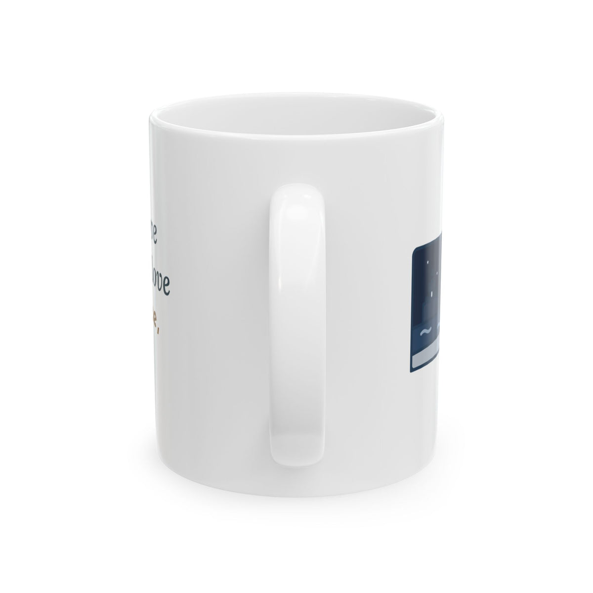Poe Quote Mug, A Love That Was More Than Love, Love Moonlit Shore Coffee Mug 11oz