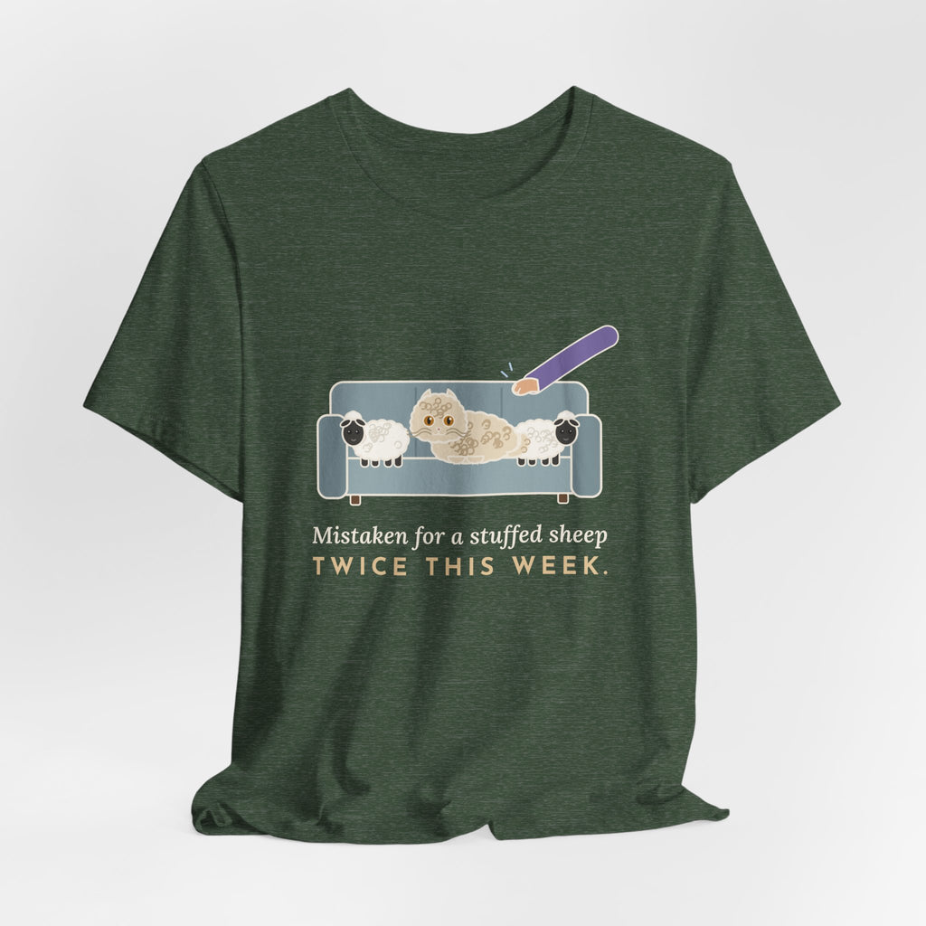 Selkirk Rex Cat T-Shirt - Mistaken for a Stuffed Sheep Twice This Week