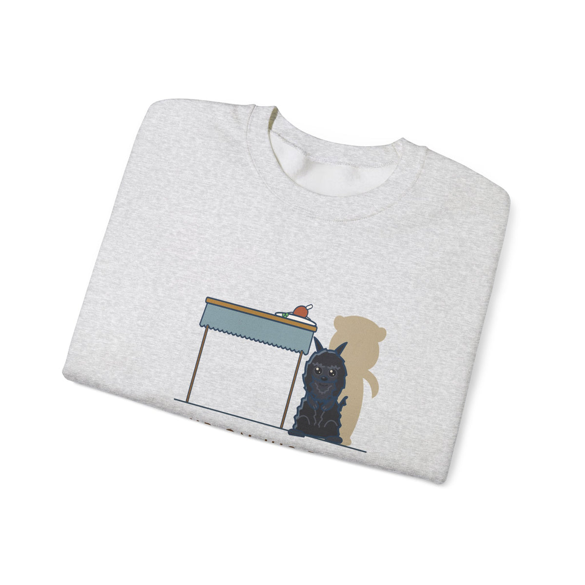 Affenpinscher Crewneck Sweatshirt - Sits Up at Dinner Like a Tiny Bear