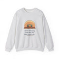 Grow Old Along with Me Sweatshirt, Anniversary Browning Quote Crewneck with Porch Rocking Chairs