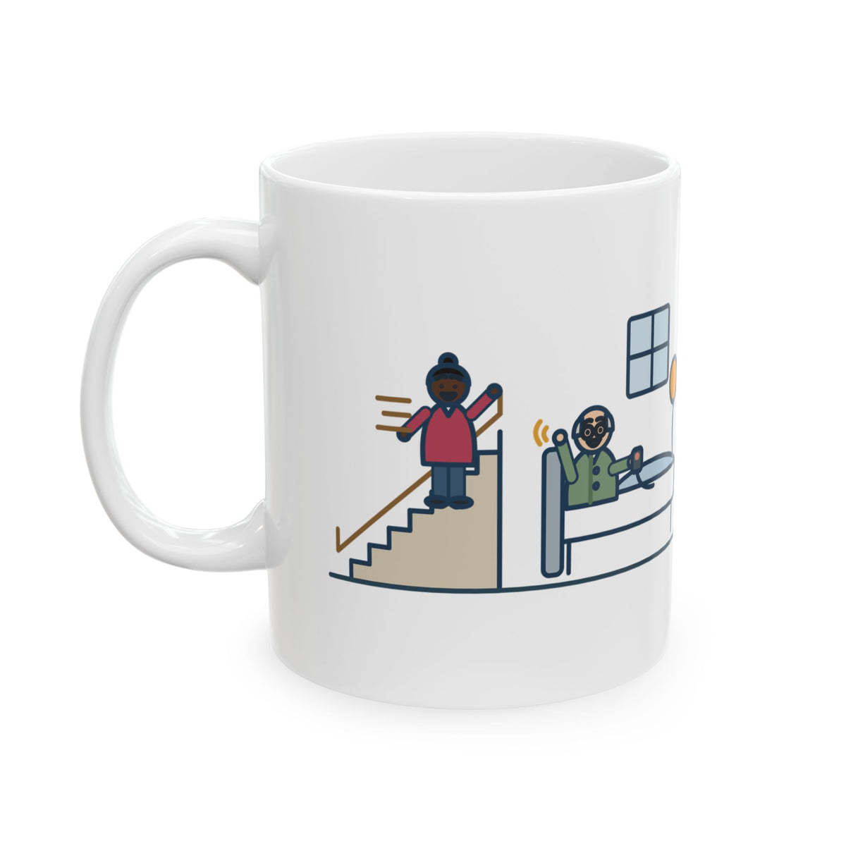 Rapid Response Nurse Coffee Mug - He Found the Call Button and Wanted to Say Hi