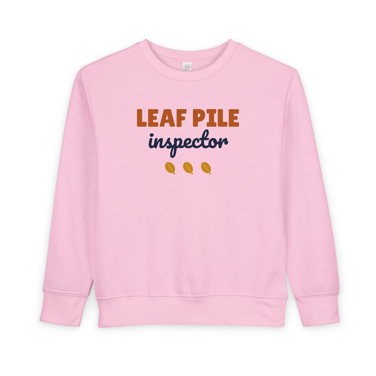 Leaf Pile Inspector Toddler Sweatshirt, Autumn Toddler Crewneck