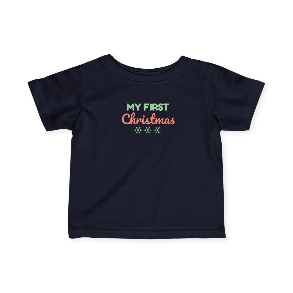 My First Christmas Baby T-Shirt, Holiday Infant Tee