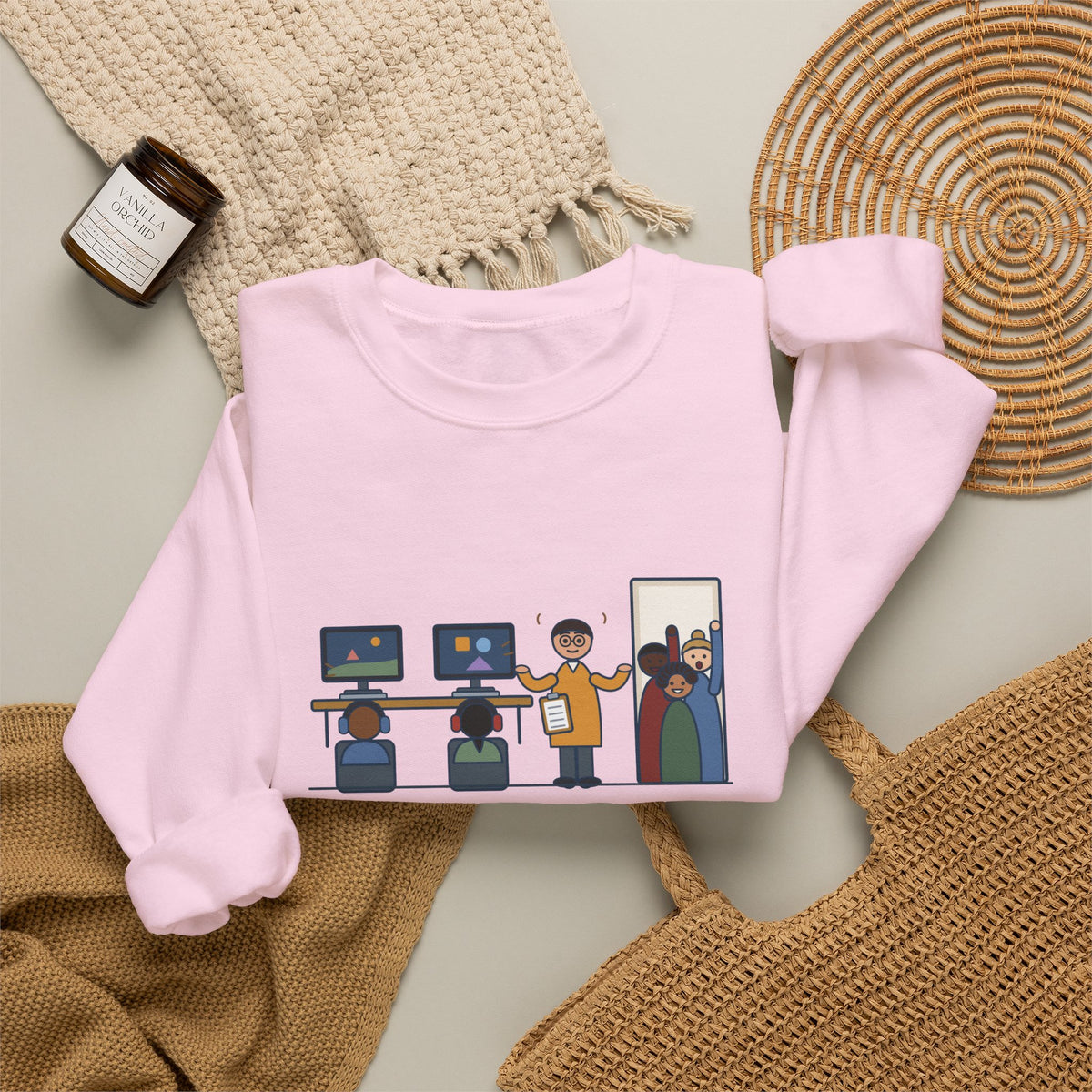 Esports Club Adviser Crewneck Sweatshirt - Tryouts and the Count It as PE Question Gift