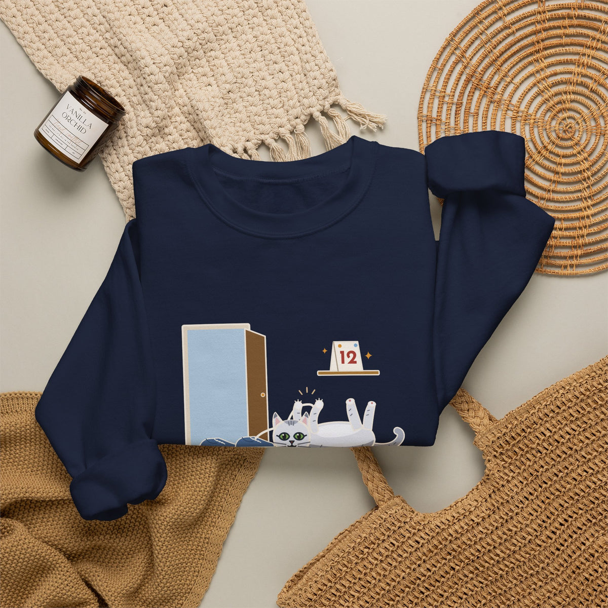 Burmilla Crewneck Sweatshirt - Twelve and Still Pouncing on Shoelaces Cat Owner Gift