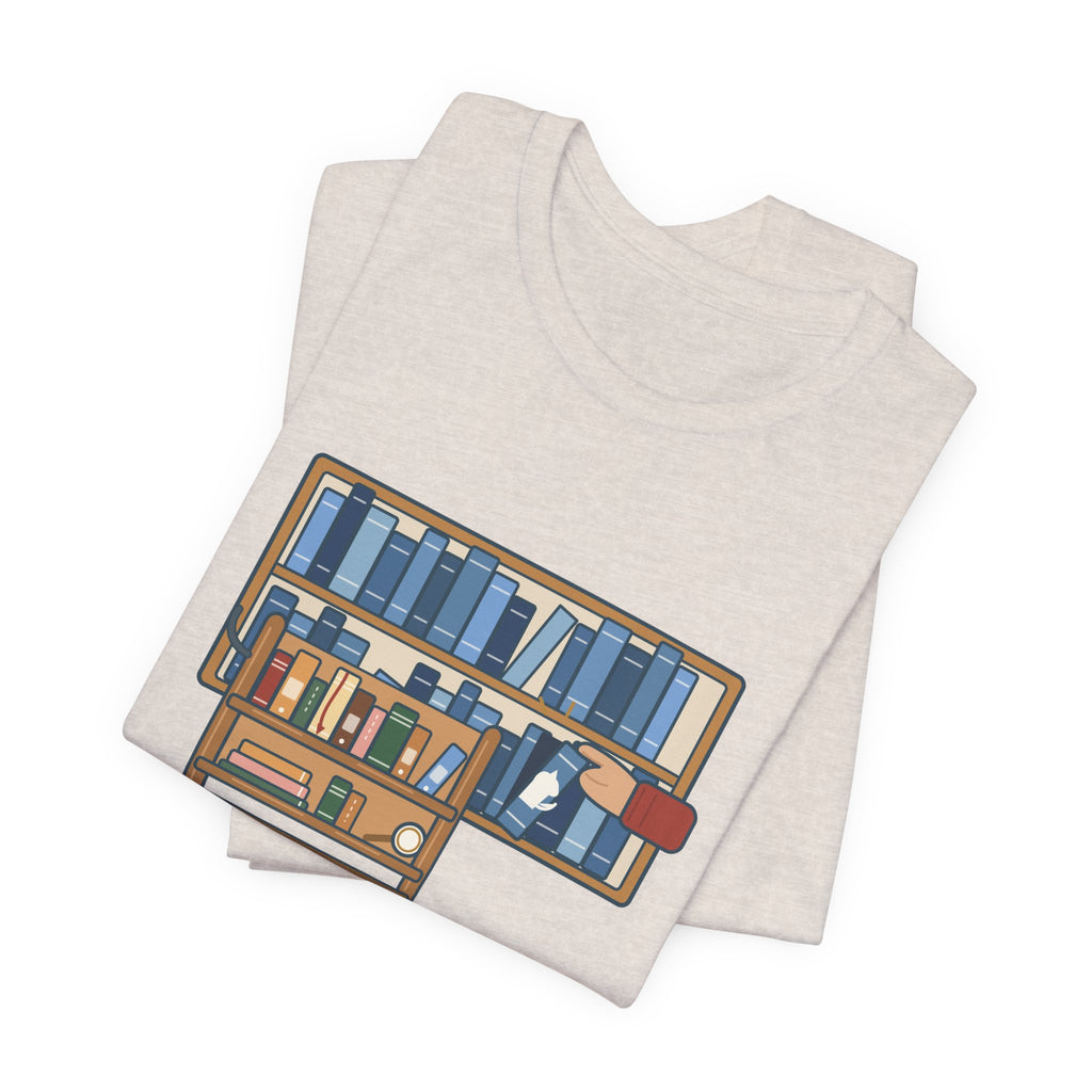 School Librarian T-Shirt - A Blue Book About a Dog. I'm On It. Funny Library Tee