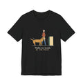 Golden Retriever T-Shirt - Walks Me Inside by the Wrist. Soft-Mouth Golden Tee