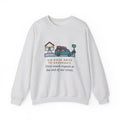 Holiday Road Trip Sweatshirt, Six-Hour Drive to Grandma's, First Snack Request at the End of Our Street, Funny Driveway Departure Crewneck