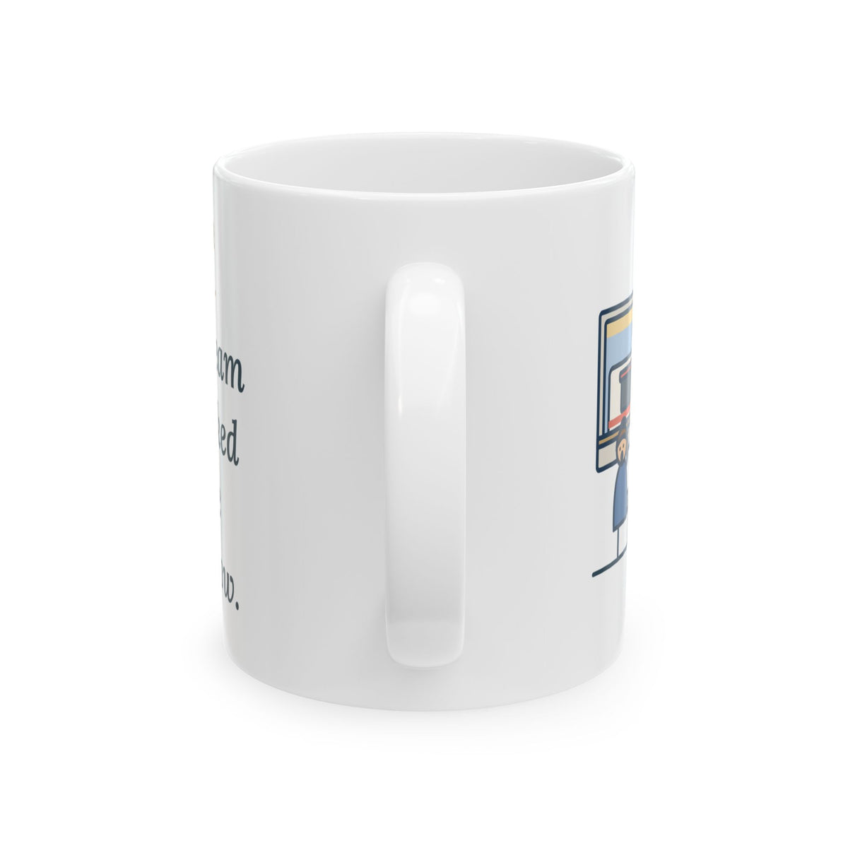 Summer School Teacher Coffee Mug 11oz - Ice Cream Truck Parked Outside the Classroom