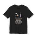 Funny Pediatrician T-Shirt, Two-Year-Old Checkup, He Said No and Opened Wide Anyway, Exam Table Tee