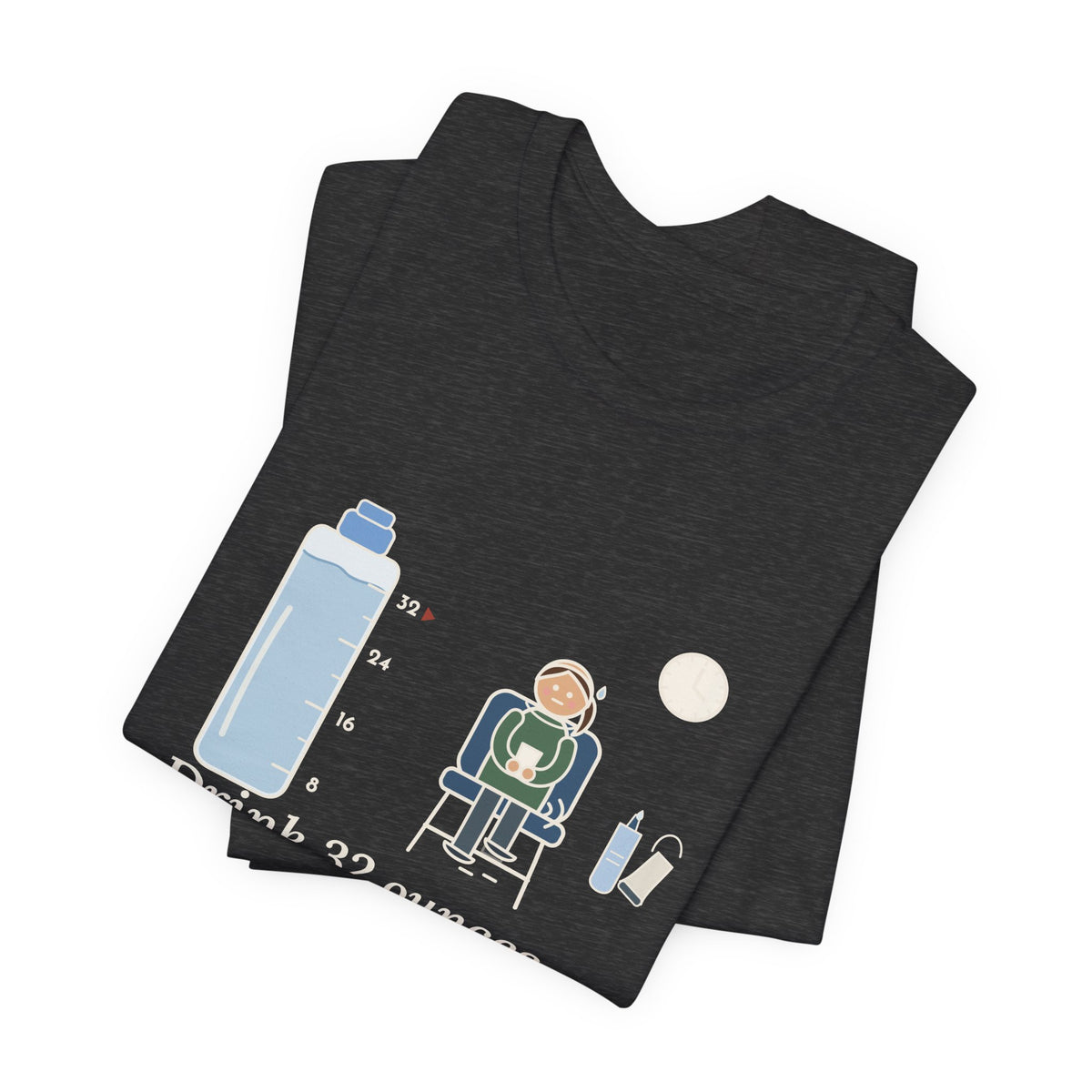 Sonographer T-Shirt - Drink 32 Ounces. Now Hold It Until I Call You. Ultrasound Tech Tee