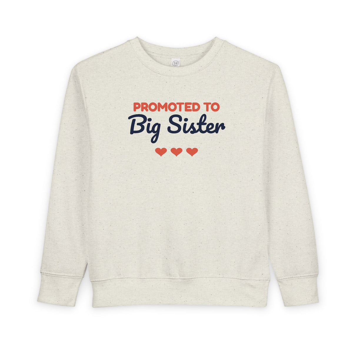 Promoted to Big Sister Toddler Sweatshirt, Pregnancy Announcement Crewneck