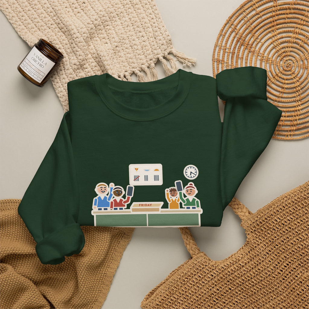 Family Dinner Sweatshirt, Twenty Minutes of Debate, Same Pizza Place as Last Friday, Funny Kitchen Vote Crewneck