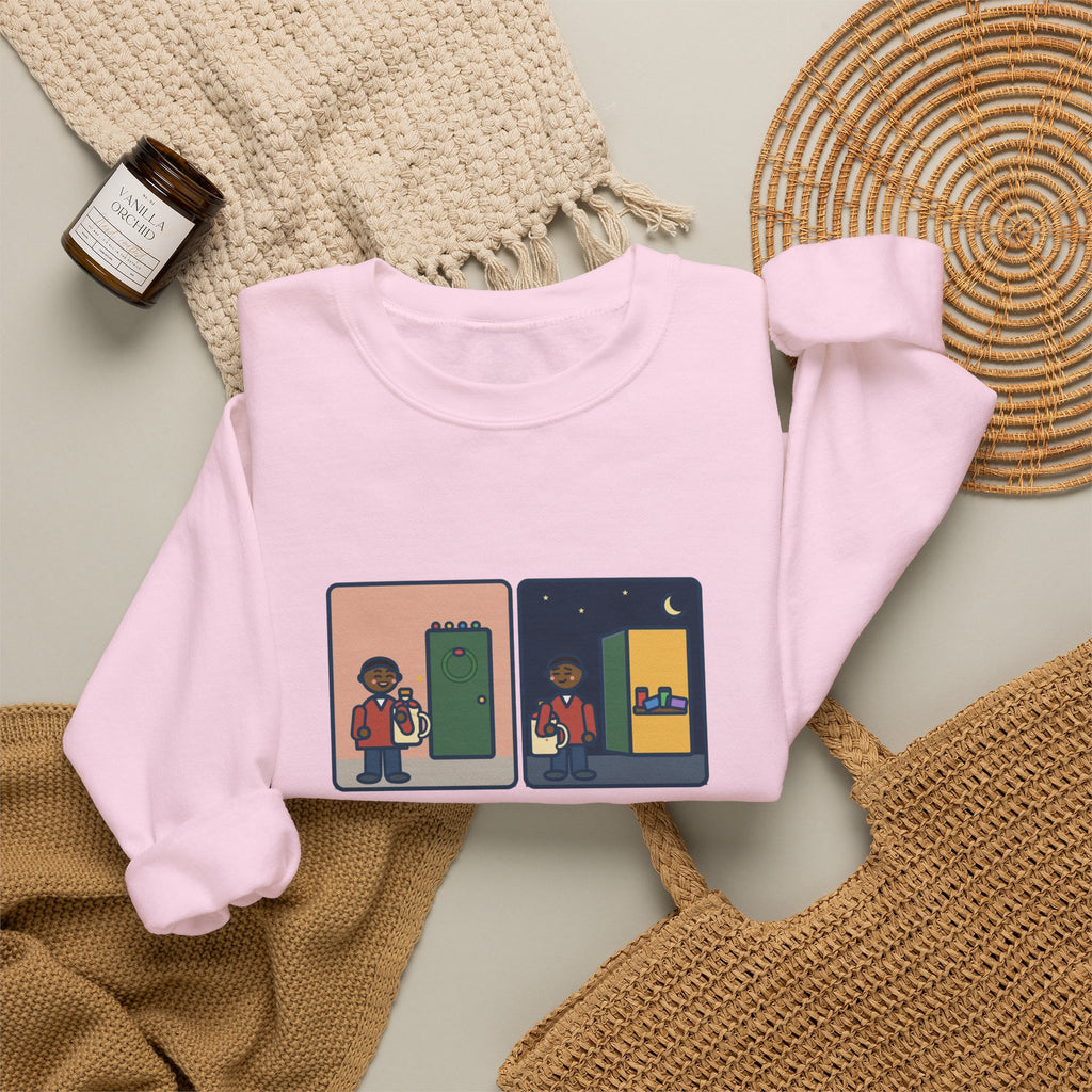 Eggnog Sweatshirt, Brought a Gallon to the Holiday Party, Brought Home a Gallon, Funny Party Door Crewneck