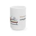 Large 15oz Salon Hairstylist Mug - Shampoo Bowl Nap: Complimentary.
