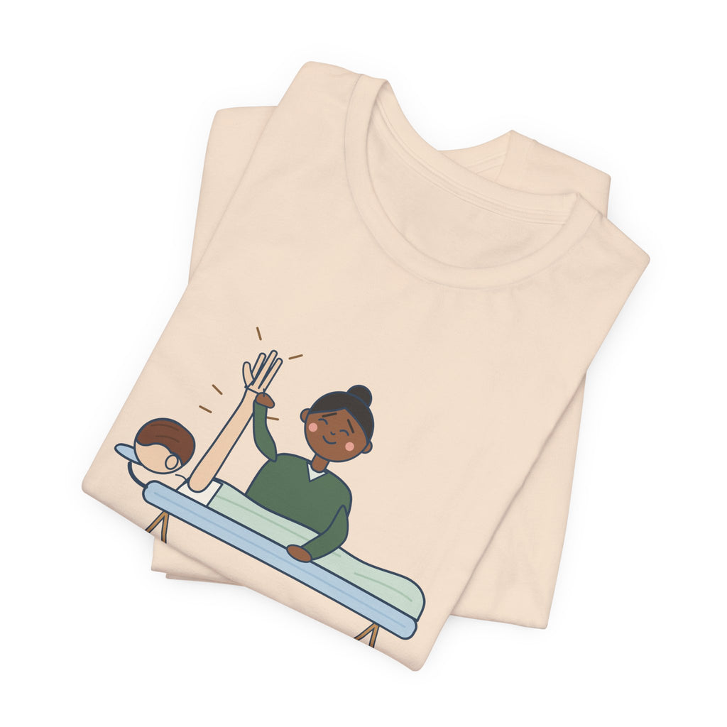 Massage Therapist T-Shirt - You Can Stop Helping Me Lift Your Arm. Funny LMT Tee