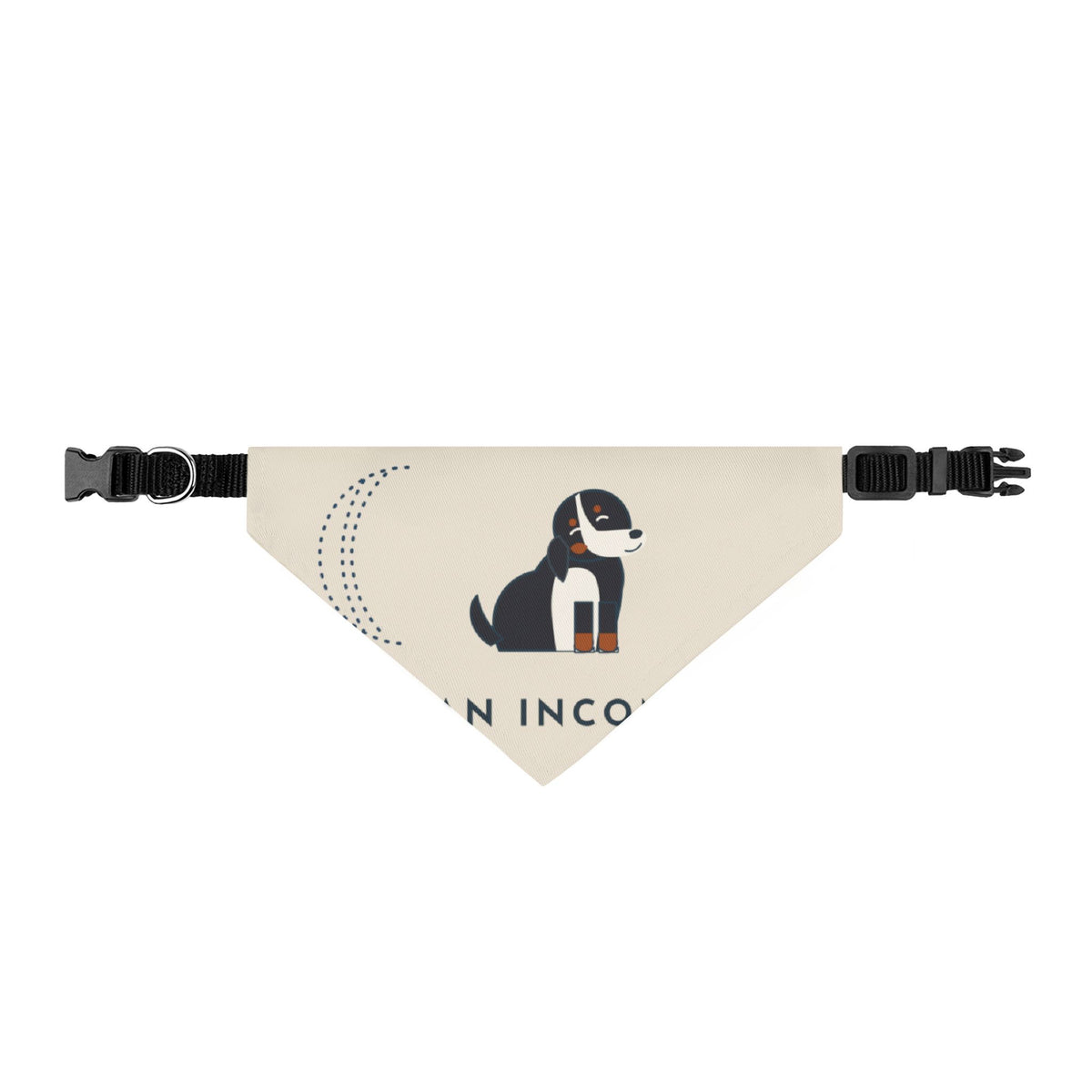 Bernese Mountain Dog Bandana - Lean Incoming Clip-On Pet Bandana for Berners