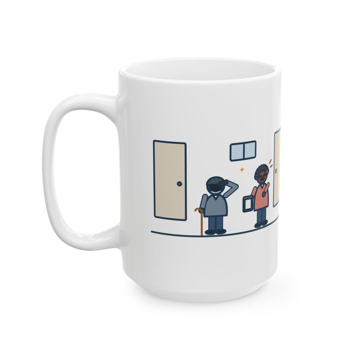 Large Veterans Clinic Nurse Mug 15oz - Branch: Nursing