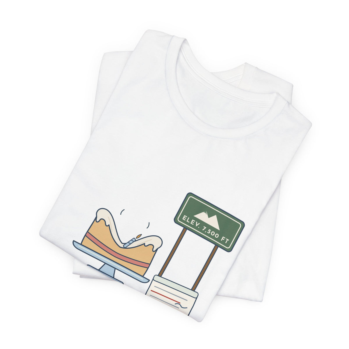High-Altitude Baking T-Shirt - Adjusted for Altitude. Still Flat. Colorado Baker Tee