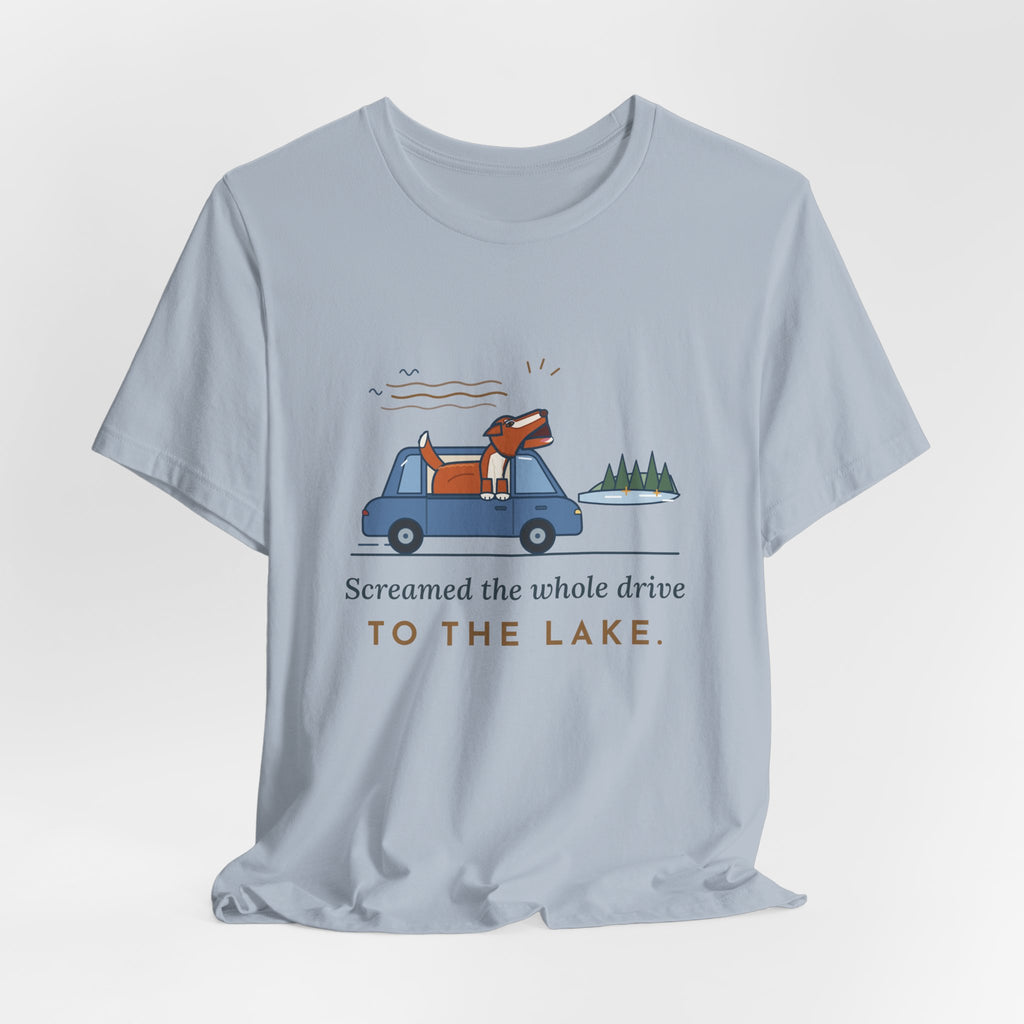 Nova Scotia Duck Tolling Retriever T-Shirt - Screamed the Whole Drive to the Lake