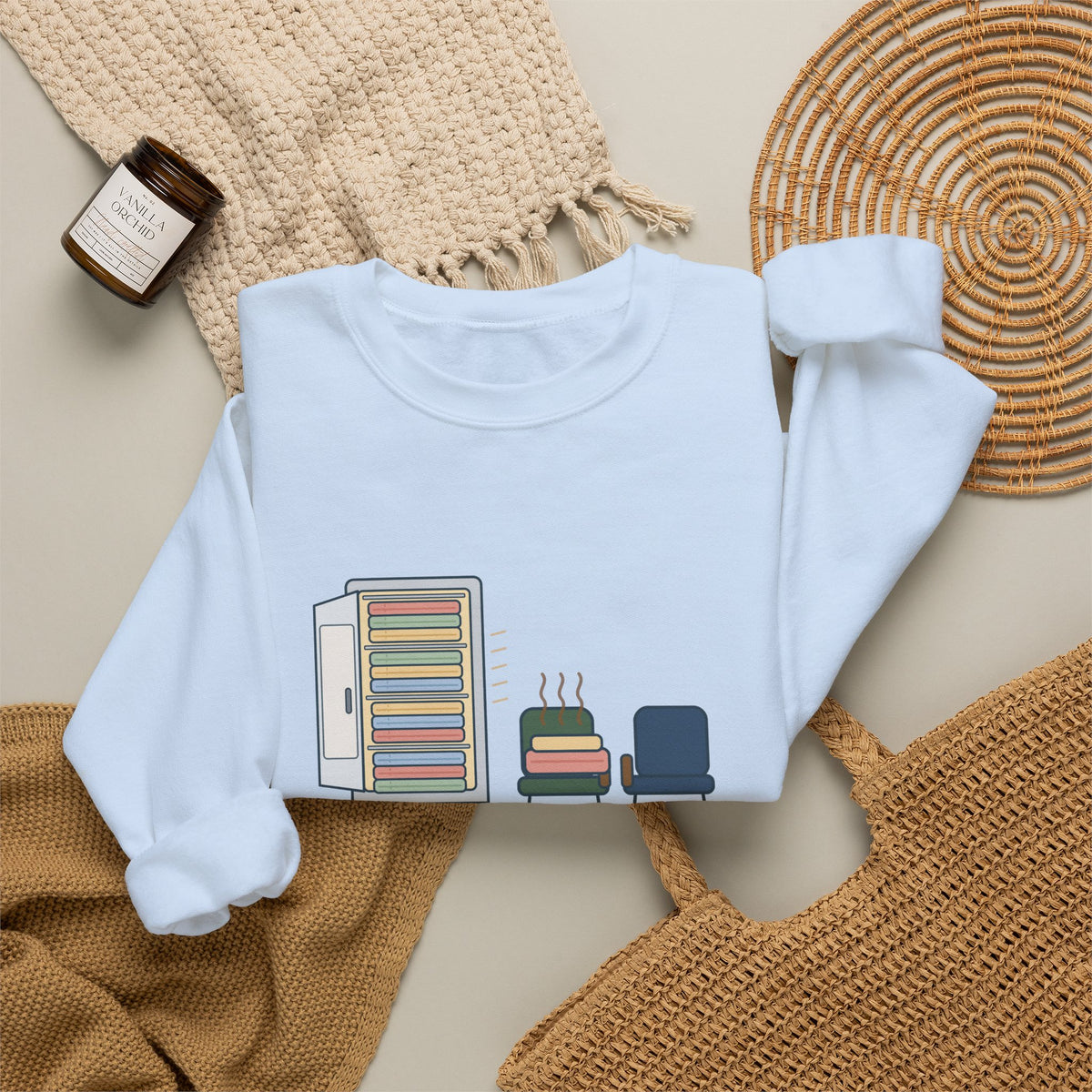 Chaplain Crewneck Sweatshirt - Mostly I Listen. Sometimes I Find Warm Blankets.