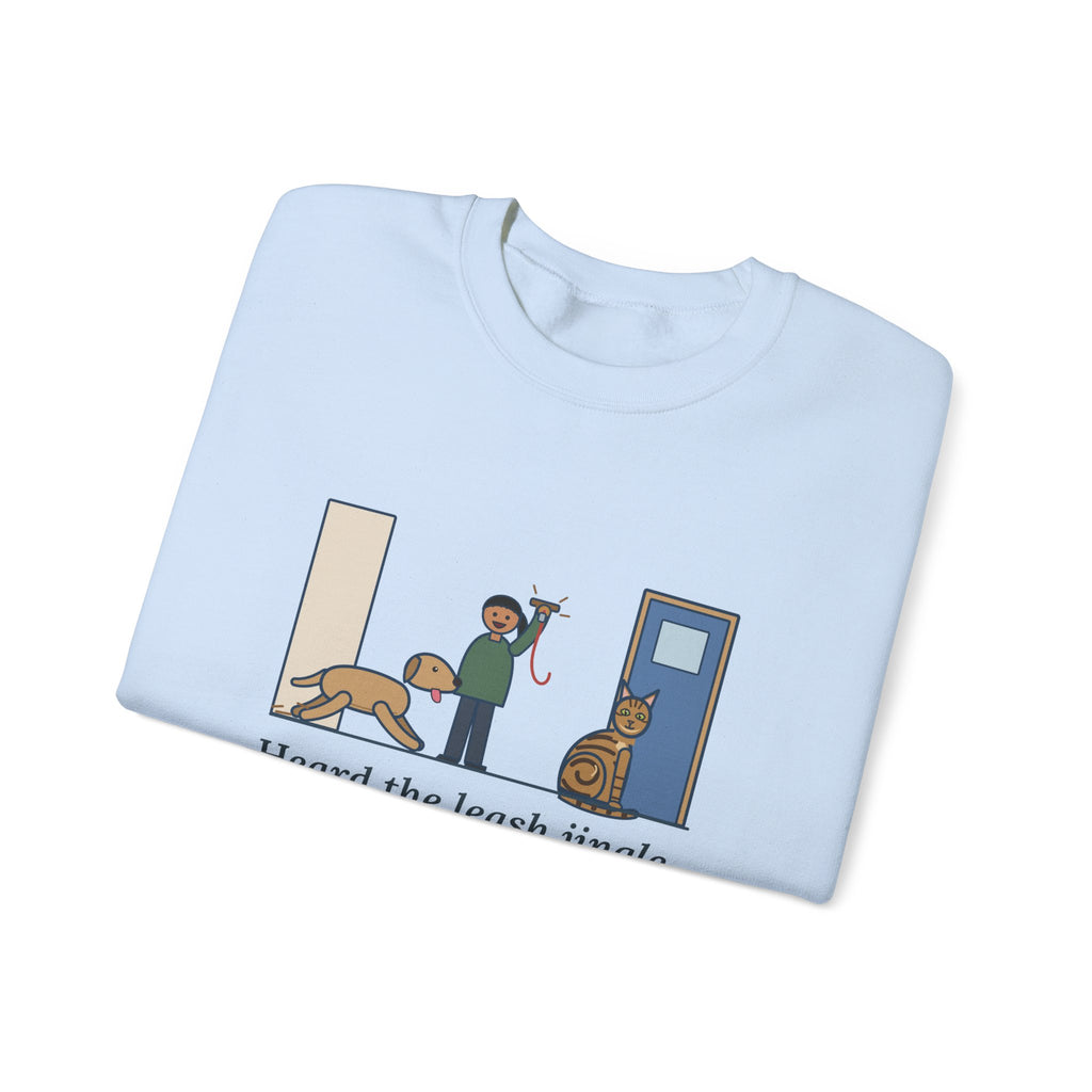Sokoke Cat Crewneck Sweatshirt - First to the Door When the Leash Comes Out
