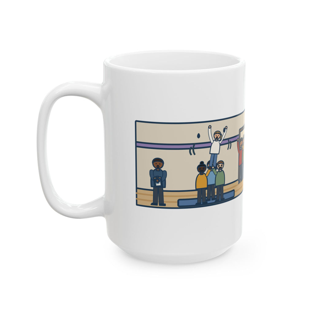 Twenty Clean Stunts in a Row, Then the Parents Walked In 15oz Mug, Large Funny Cheer Coach Coffee Mug