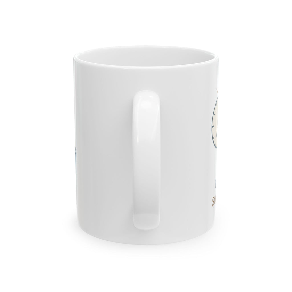 Labrador Retriever Coffee Mug - Fed at Seven. Starving by 7:05. Funny Lab Owner Mug