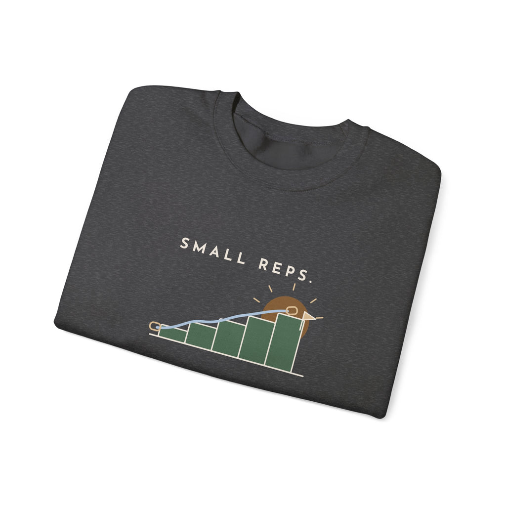 Physical Therapist and OT Crewneck Sweatshirt - Small Reps, Big Comebacks Gift