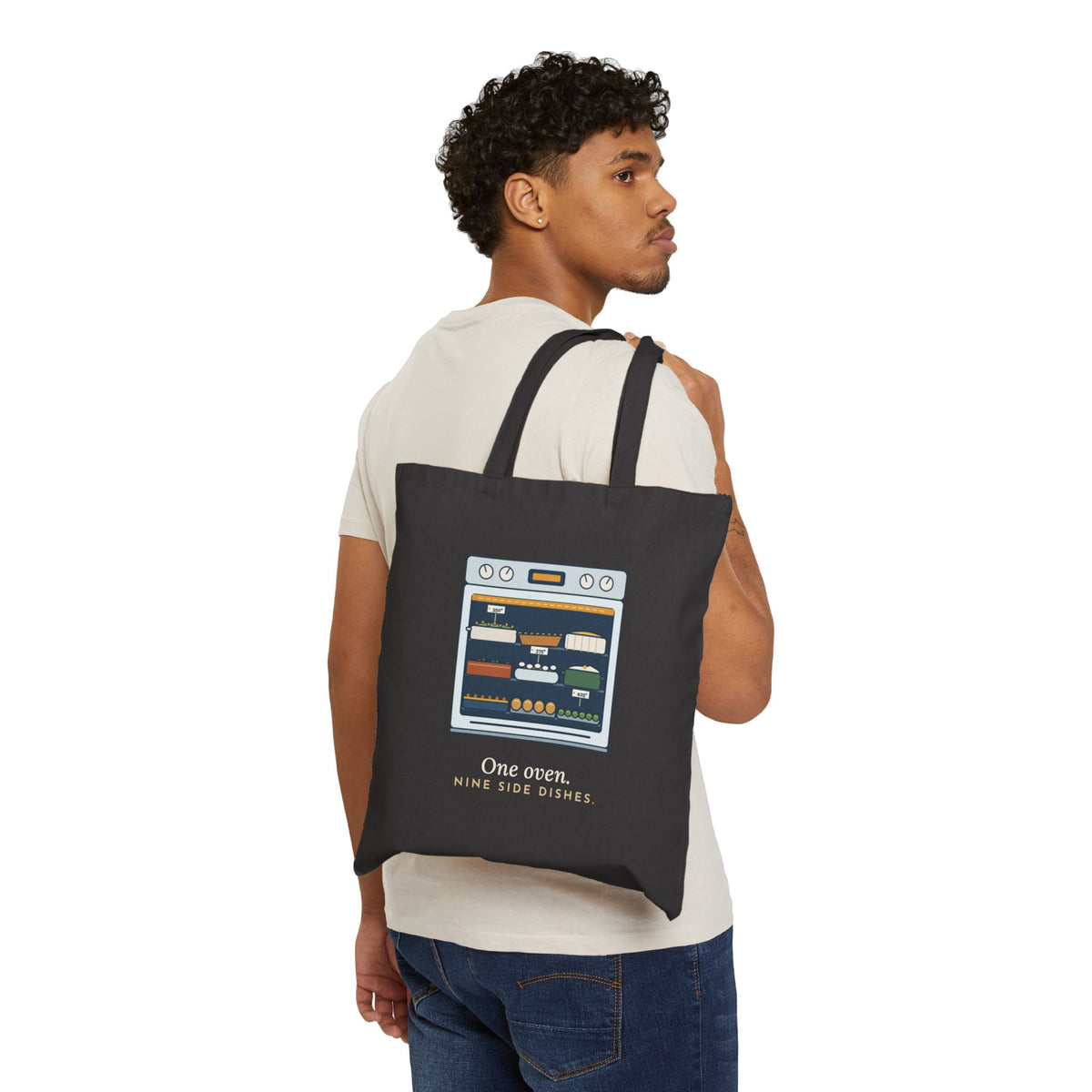 Thanksgiving Tote Bag - One Oven, Nine Side Dishes Host Gift Tote