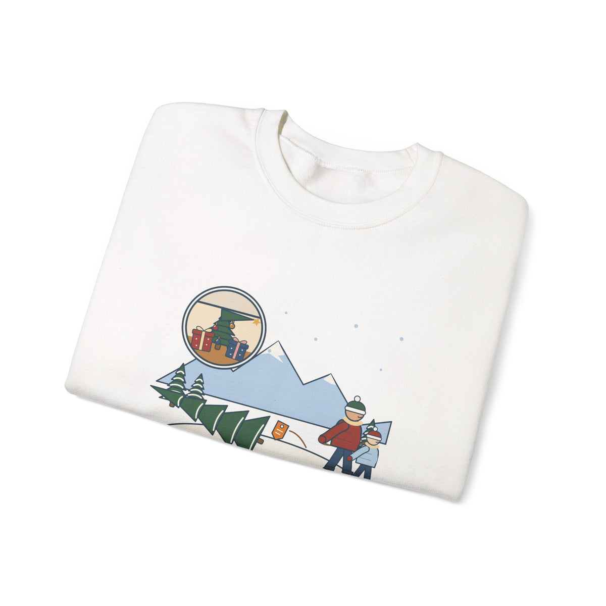 Colorado Christmas Tree Crewneck Sweatshirt - Eleven-Foot Permit Tree, Nine-Foot Ceiling