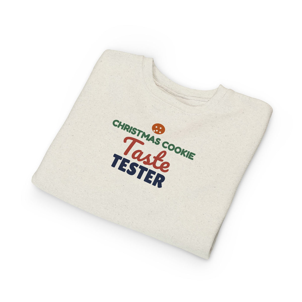 Christmas Cookie Taste Tester Toddler Sweatshirt, Holiday Crewneck