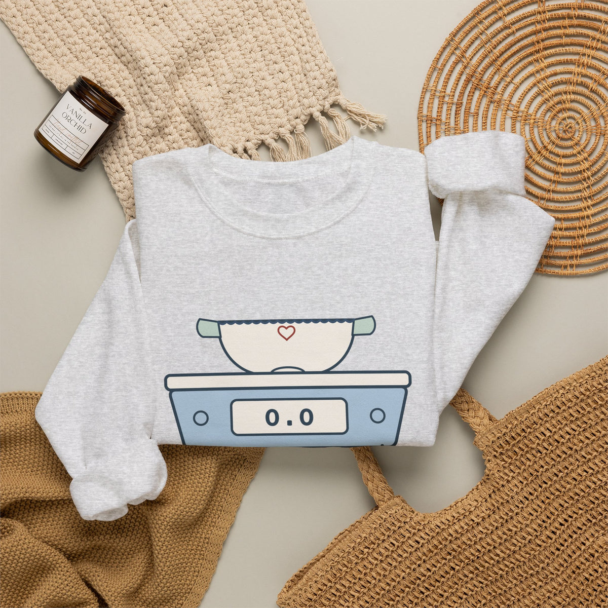 NICU Nurse Crewneck Sweatshirt - I Weigh Diapers. Professionally. Neonatal Nurse Gift