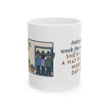Antepartum Nurse Mug, Week Five of Bed Rest, She Knitted a Hat for Every Nurse on Day Shift, Funny Coffee Mug 11oz
