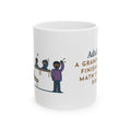 Adult Education Teacher Coffee Mug 11oz - A Grandmother Finished the Math Section First
