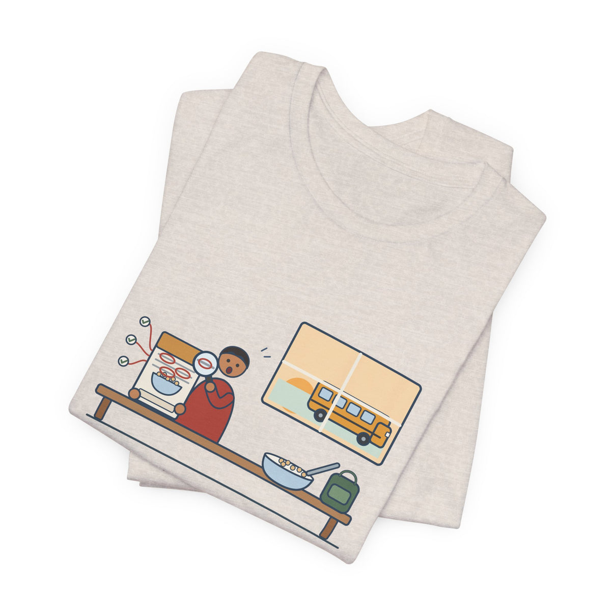 Latin Teacher T-Shirt - Found Three Latin Roots on the Cereal Box Before the Bus Came